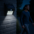 GRUNDIG SOLAR WANDLAMP MET SENSOR Ø20X25X8CM ZWART - Tuincentrum Lopik