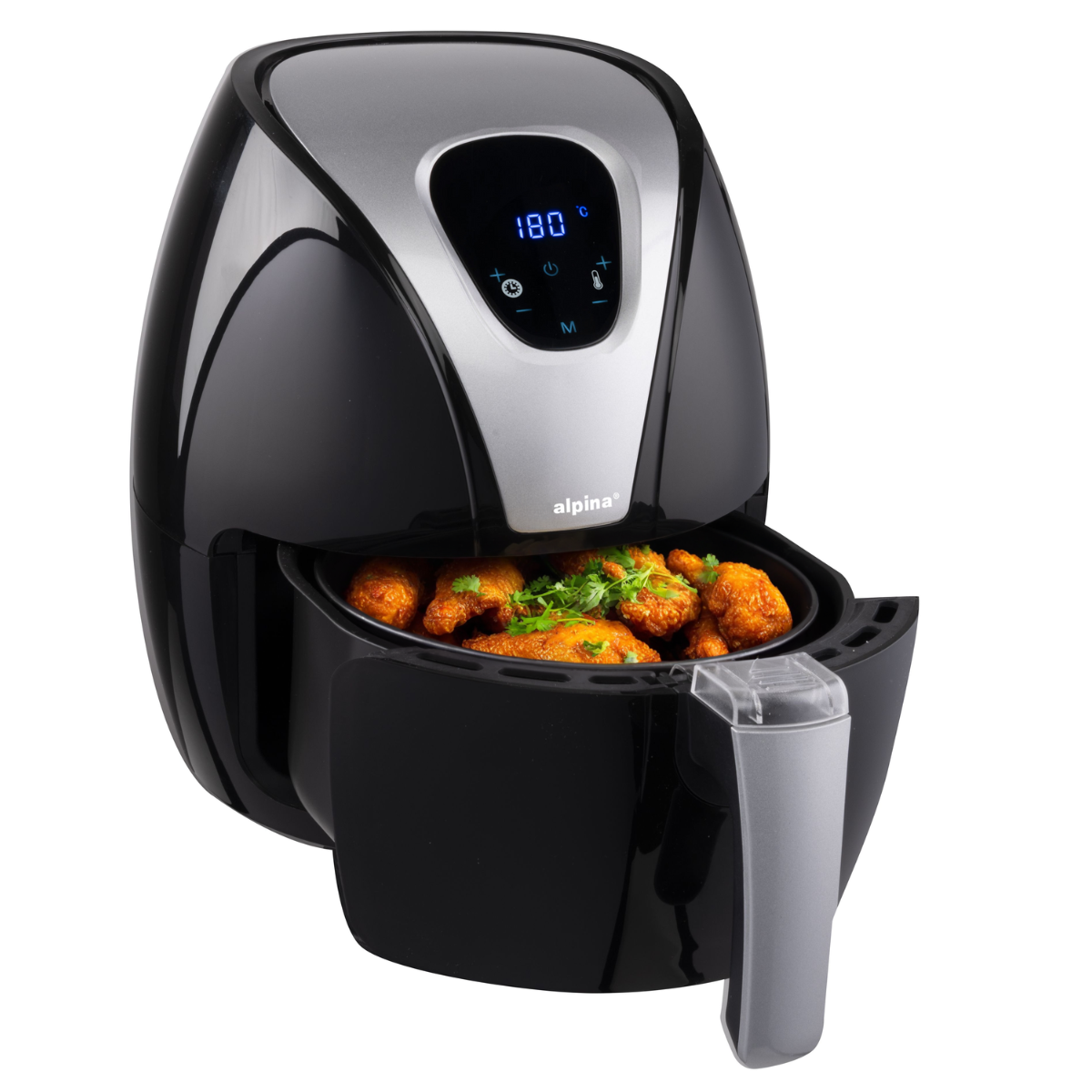 ALPINA HETELUCHTFRITEUSE DIGITAAL 2,4L - AIRFRYER ZONDER OLIE - Tuincentrum Lopik