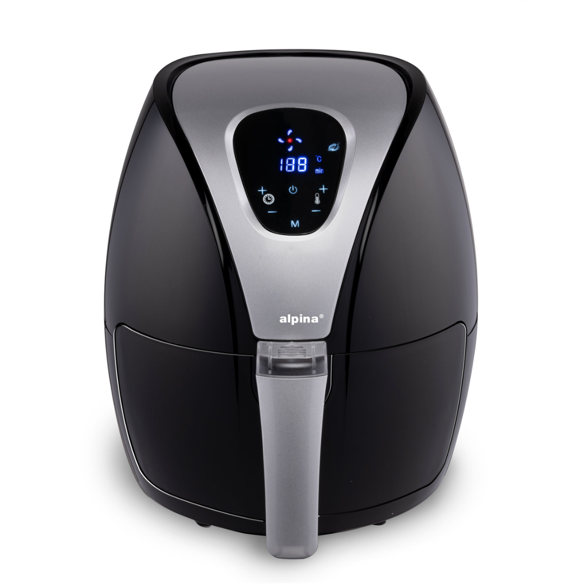ALPINA HETELUCHTFRITEUSE DIGITAAL 2,4L - AIRFRYER ZONDER OLIE - Tuincentrum Lopik