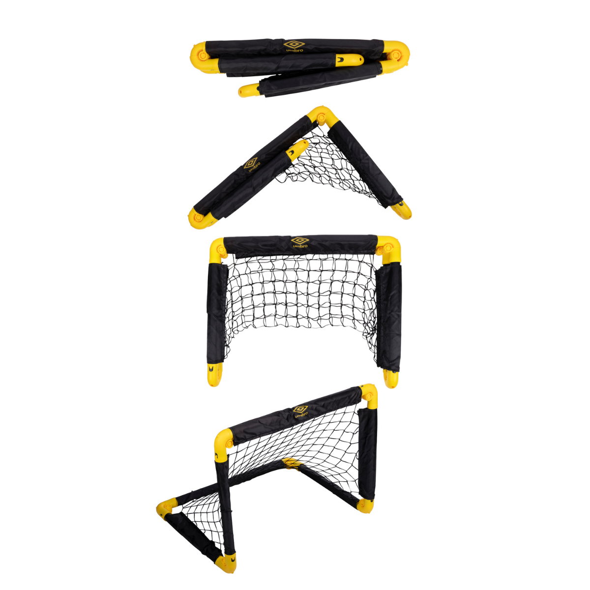UMBRO VOETBALDOELTJES SET 2 STUKS 50X44X44CM OPVOUWBAAR - Tuincentrum Lopik