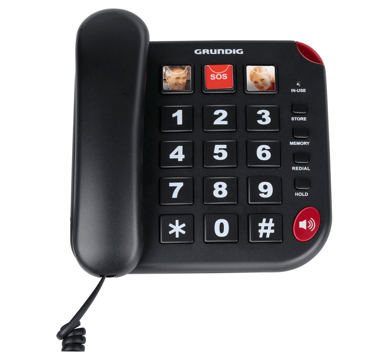 GRUNDIG SENIORENTELEFOON MET GROTE TOETSEN EN SOS-KNOP - Tuincentrum Lopik