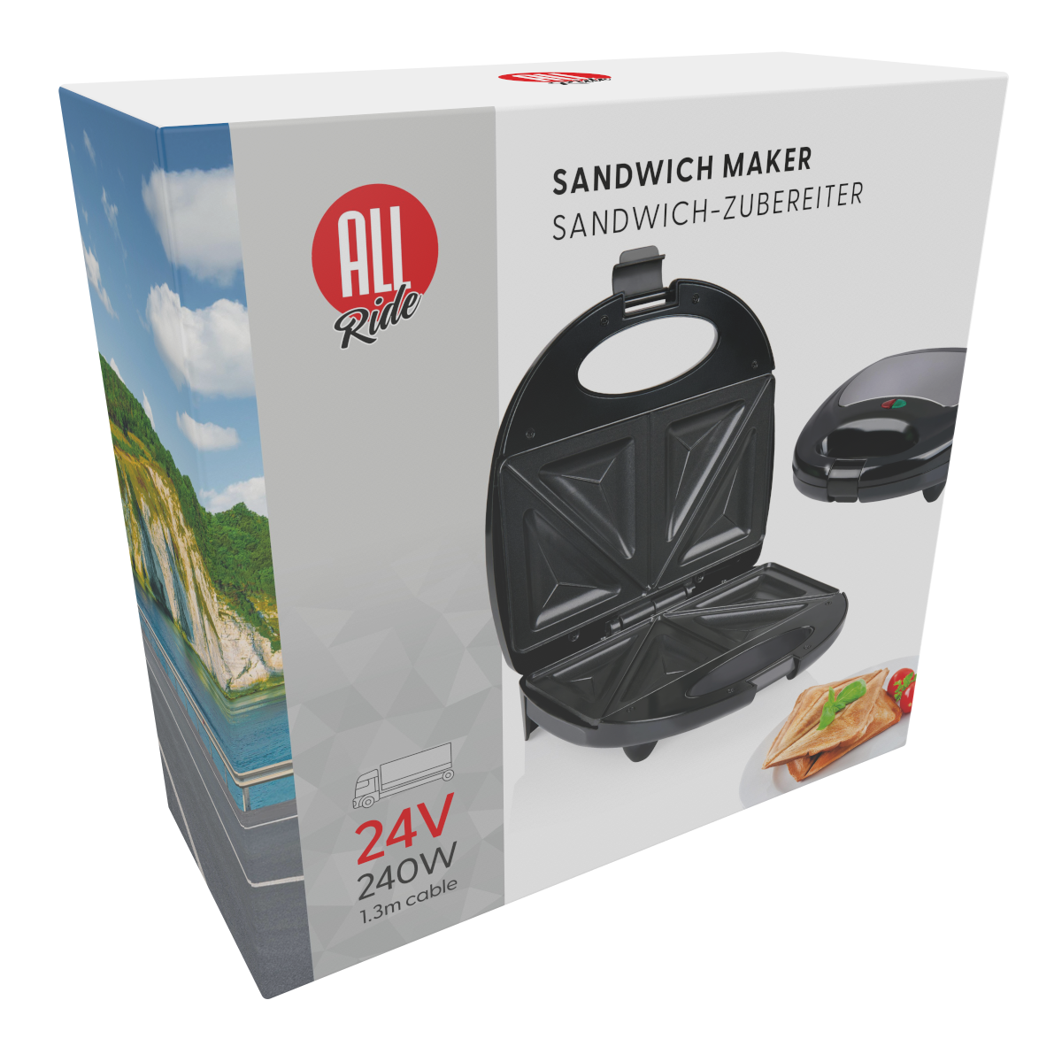 ALL RIDE SANDWICH MAKER 24V 240W VOOR VRACHTWAGEN - Tuincentrum Lopik