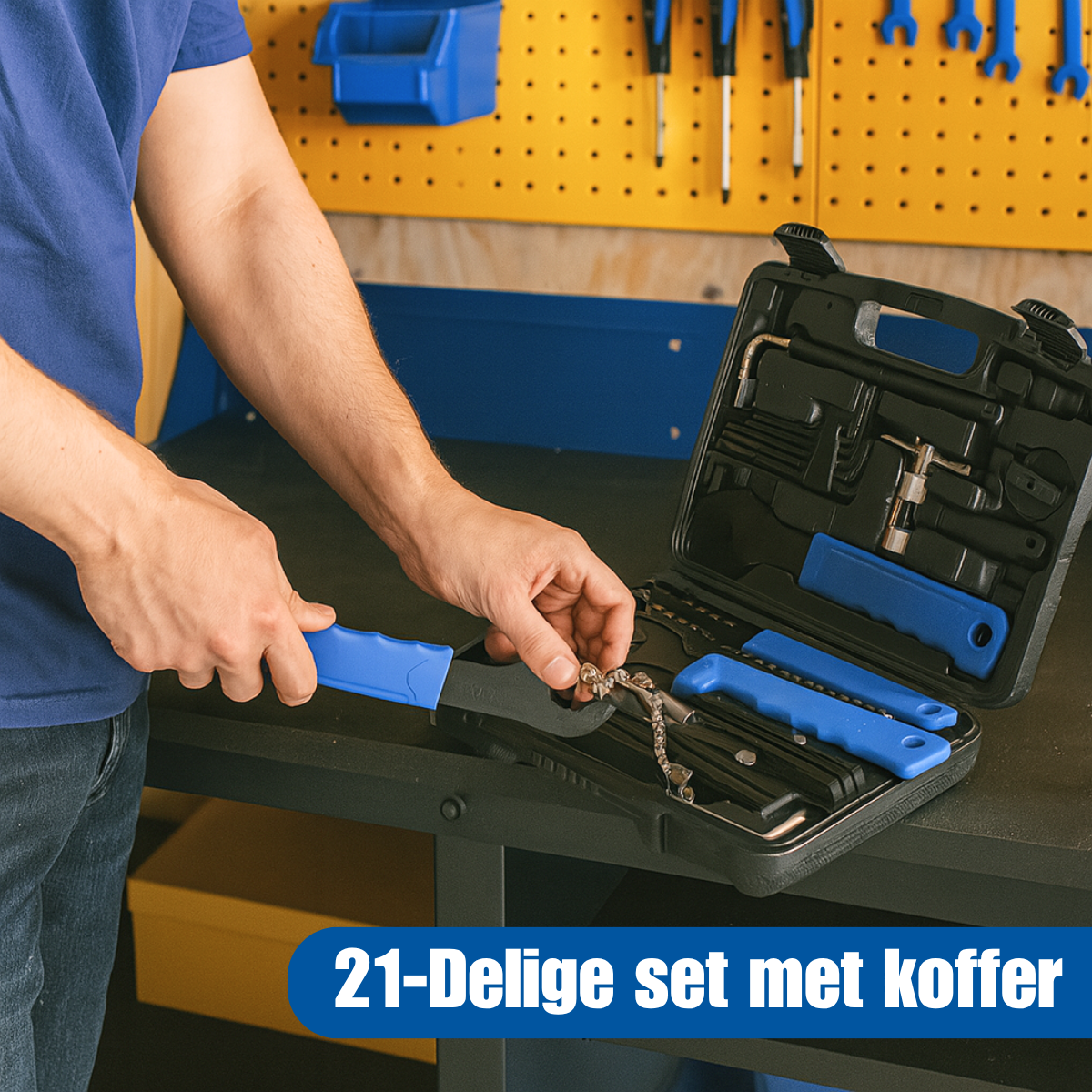 KINZO FIETSREPARATIESET 20-DELIG - Tuincentrum Lopik