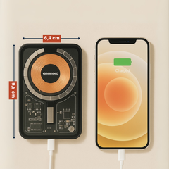 GRUNDIG TRANSPARANTE POWERBANK 5000MAH - Tuincentrum Lopik