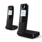 PHILIPS D2752B/12 DRAADLOZE DECT TELEFOON MET ANTWOORDAPPARAAT 2 HANDSETS - Tuincentrum Lopik