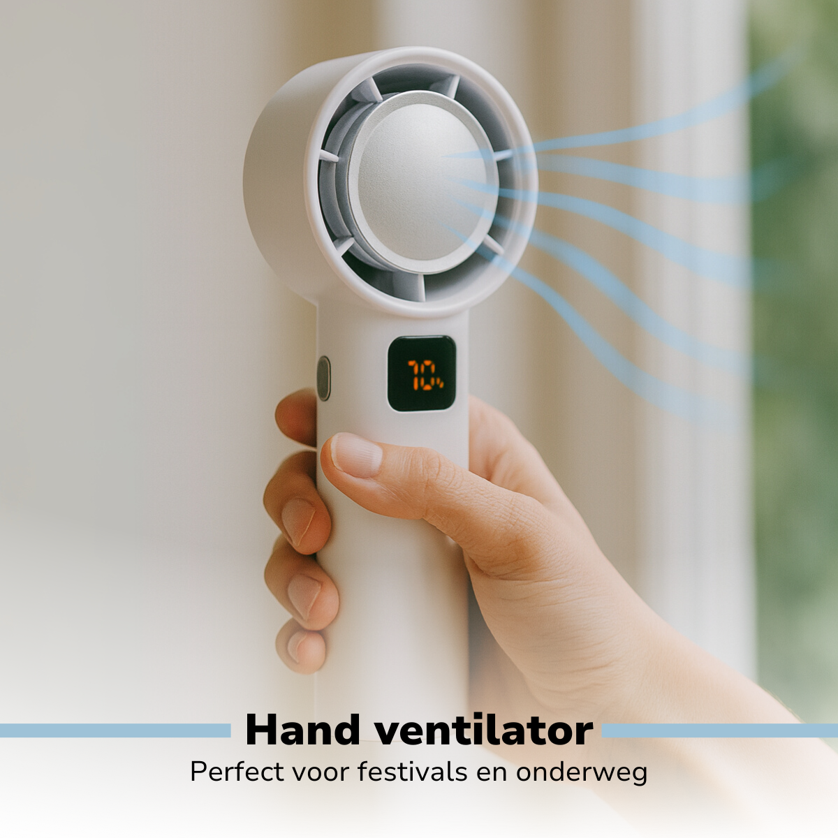 LIFETIME AIR DRAADLOZE BLADLOZE VENTILATOR WIT - Tuincentrum Lopik