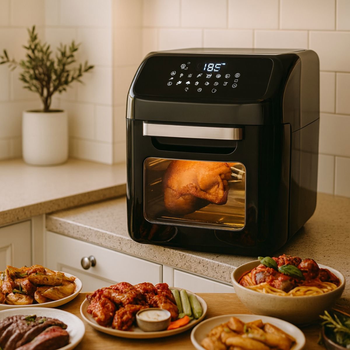 ALPINA OVEN AIR FRYER 12L 230V - Tuincentrum Lopik
