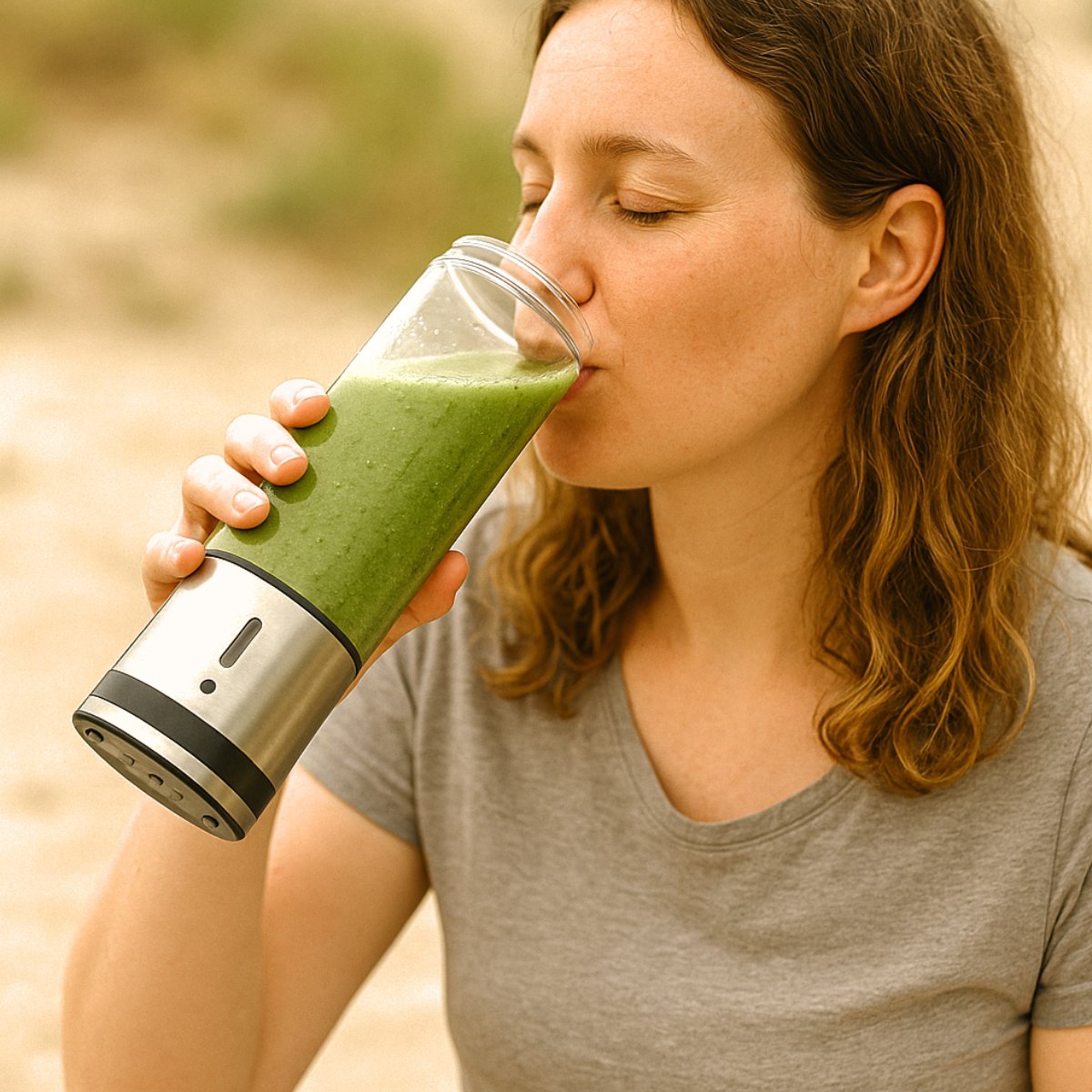 ALPINA DRAAGBARE SMOOTHIE BLENDER 125W USB-OPLAADBAAR - Tuincentrum Lopik