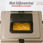 ALPINA FRITEUSE 5 LITER 2000W DUBBEL RVS - Tuincentrum Lopik