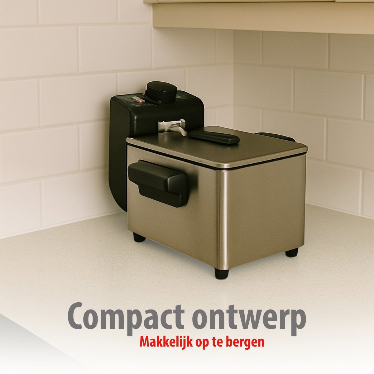 ALPINA FRITEUSE 3 LITER 2000W RVS - Tuincentrum Lopik