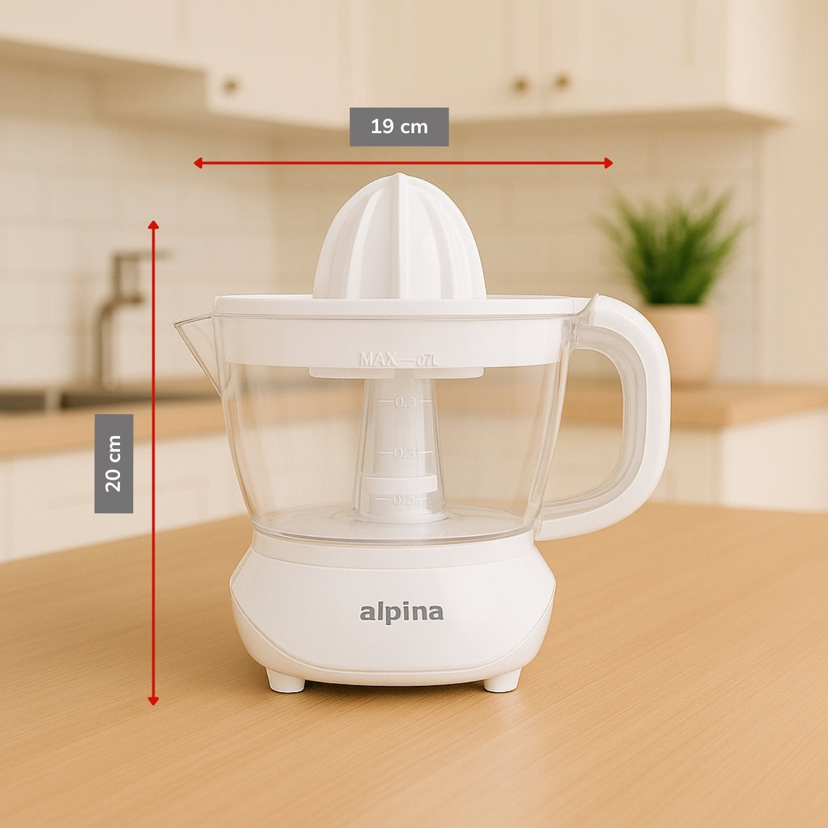 Juicer 700Ml 25W White - Tuincentrum Lopik