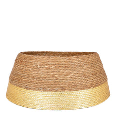 Christmas Tree Skirt - H26 X Ø58 Cm - Seagrass - Gold