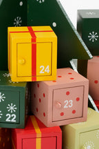 MICA DECORATIONS ADVENTSKALENDER MDF FSC 30XØ27,5CM MULTICOLOR - Tuincentrum Lopik
