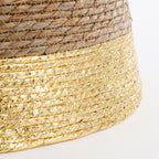 Christmas Tree Skirt - H26 X Ø58 Cm - Seagrass - Gold