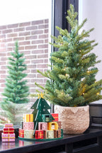 MICA DECORATIONS ADVENTSKALENDER MDF FSC 30XØ27,5CM MULTICOLOR - Tuincentrum Lopik