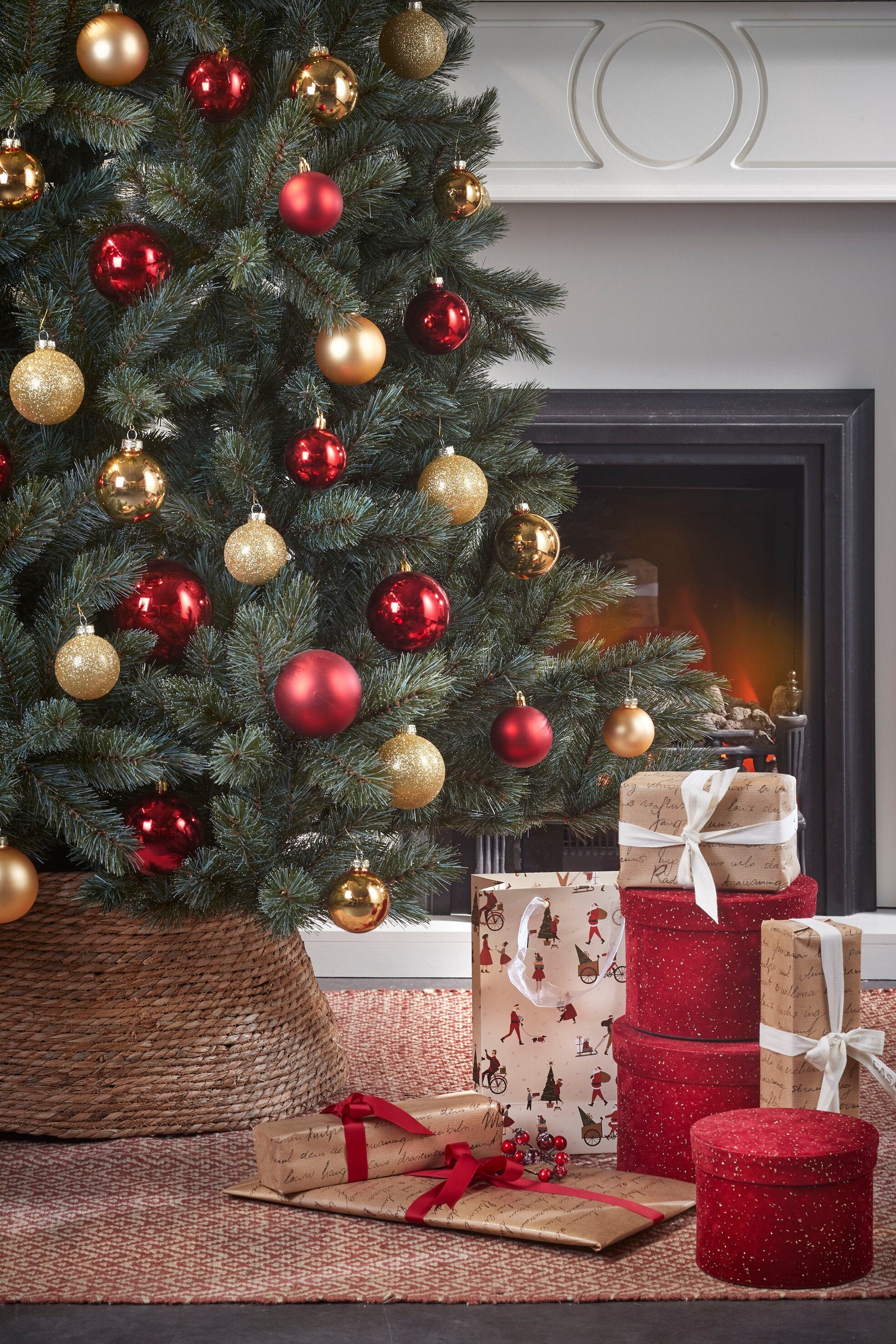 Christmas Tree Skirt - H26 X Ø58 Cm - Seagrass - Natural Brown
