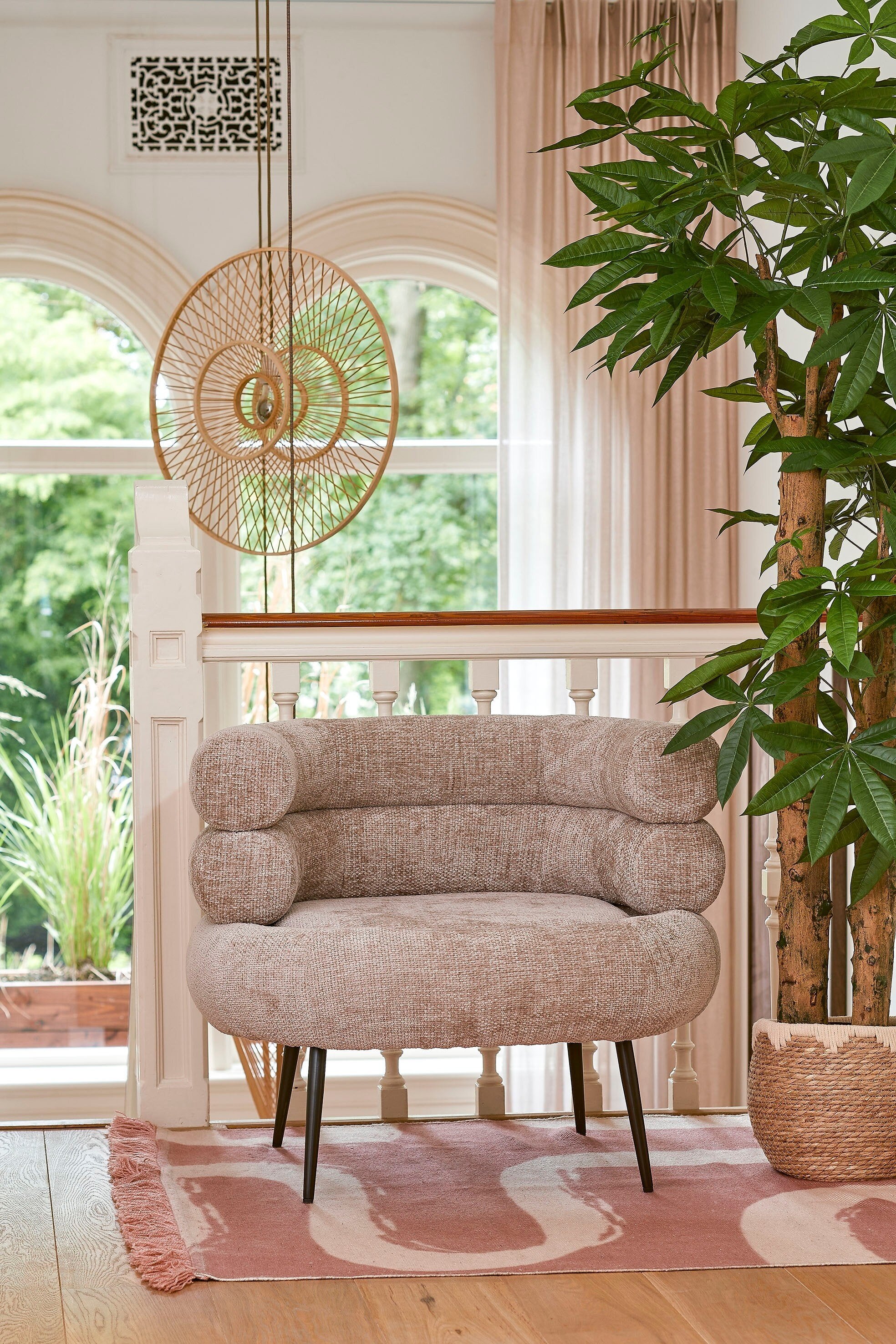 Jorck Basket Round Beige Set Of 3 - H24Xd26Cm