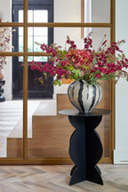 Rafi Side Table - H50 X Ø40 Cm - Iron - Black