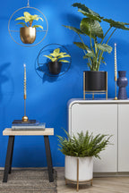 MICA DECORATIONS PLANO KRUK LICHTBRUIN IJZER DENNENHOUT - Tuincentrum Lopik