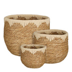 Jorck Basket Round Beige Set Of 3 - H24Xd26Cm