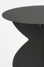 Rafi Side Table - H50 X Ø40 Cm - Iron - Black