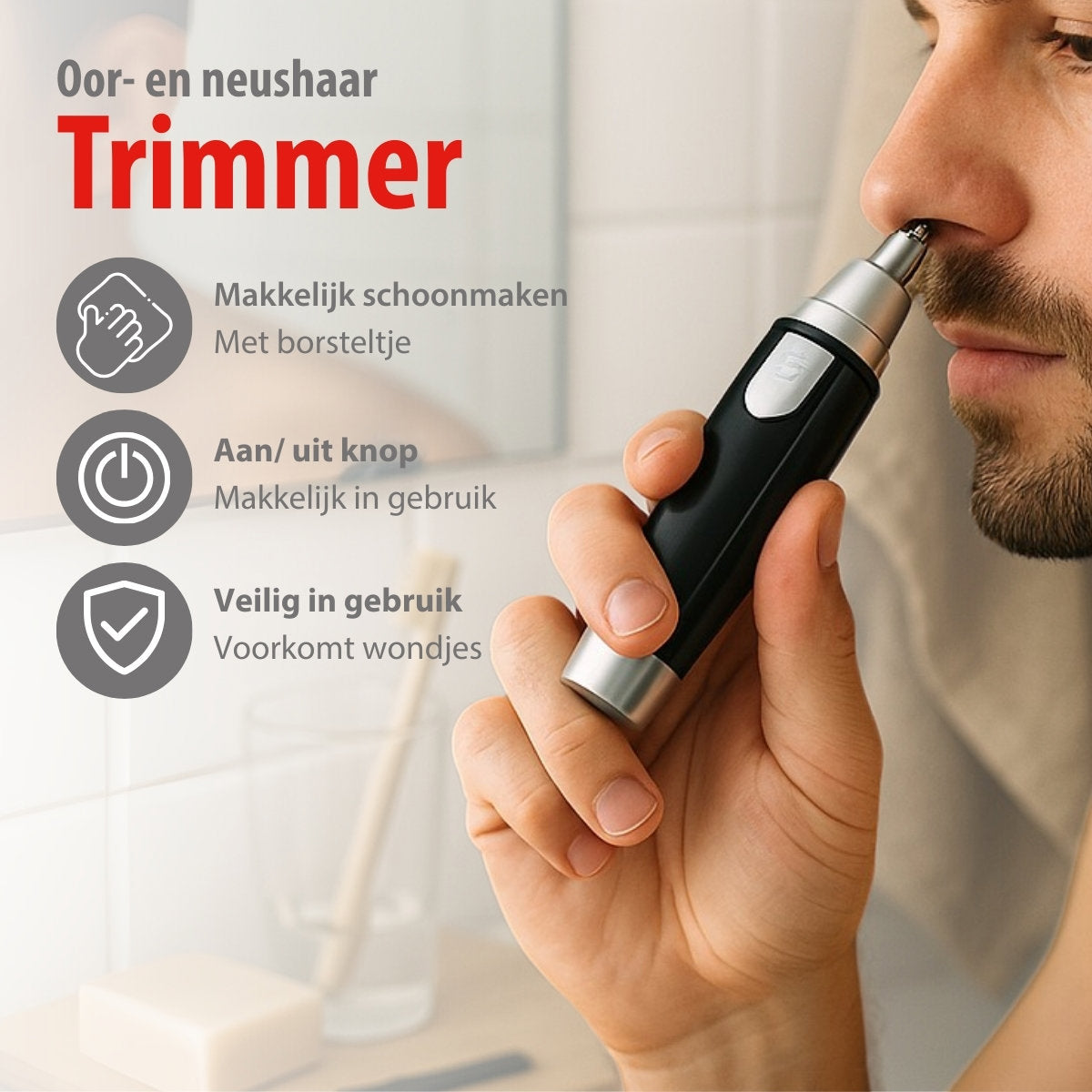 ALPINA NEUSTRIMMER NT2025 ZWART/ZILVER - Tuincentrum Lopik