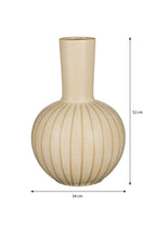 Holm Vase Cream - H52Xd34Cm