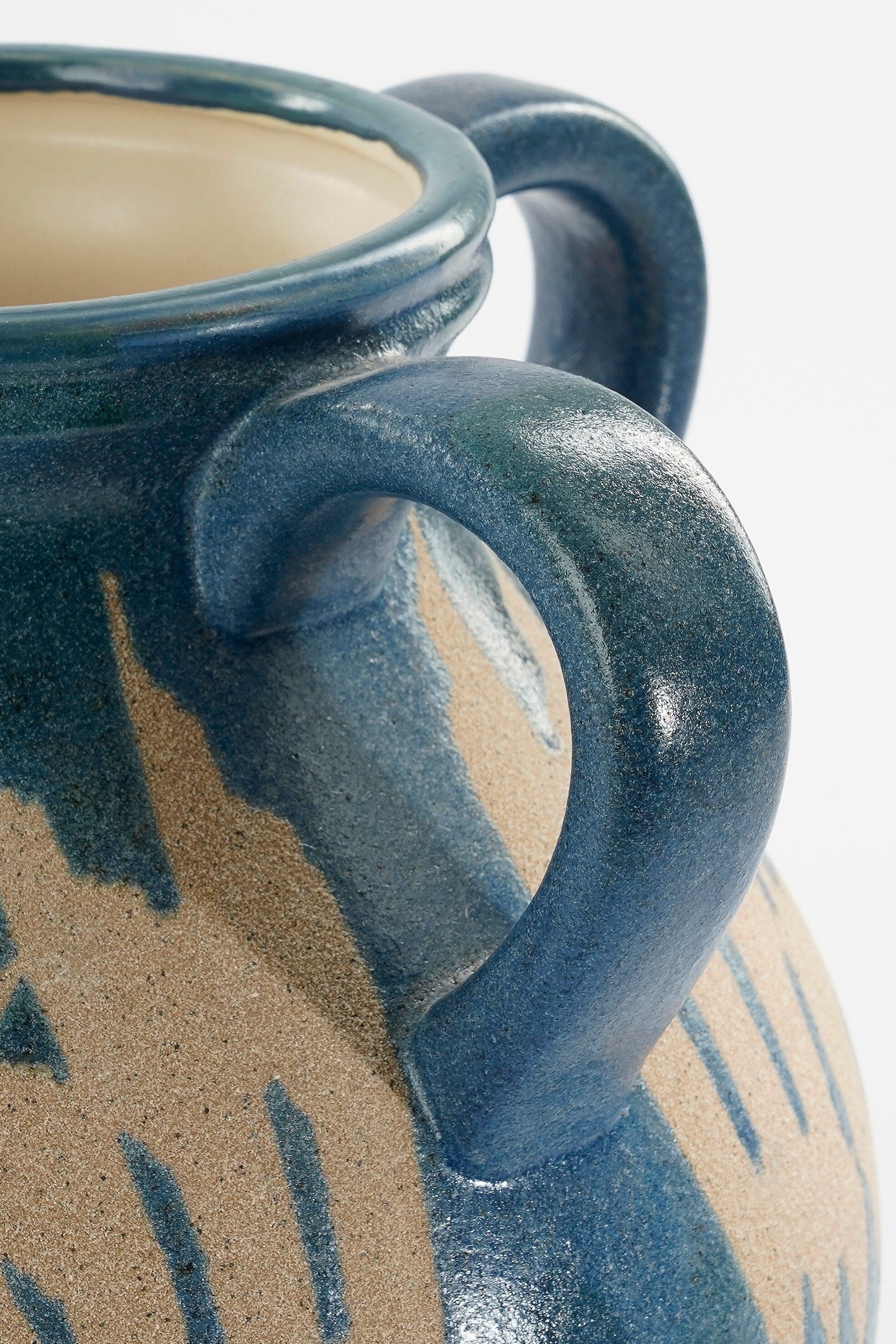 Caldo Vase D. Blue - L28Xw28Xh36Cm