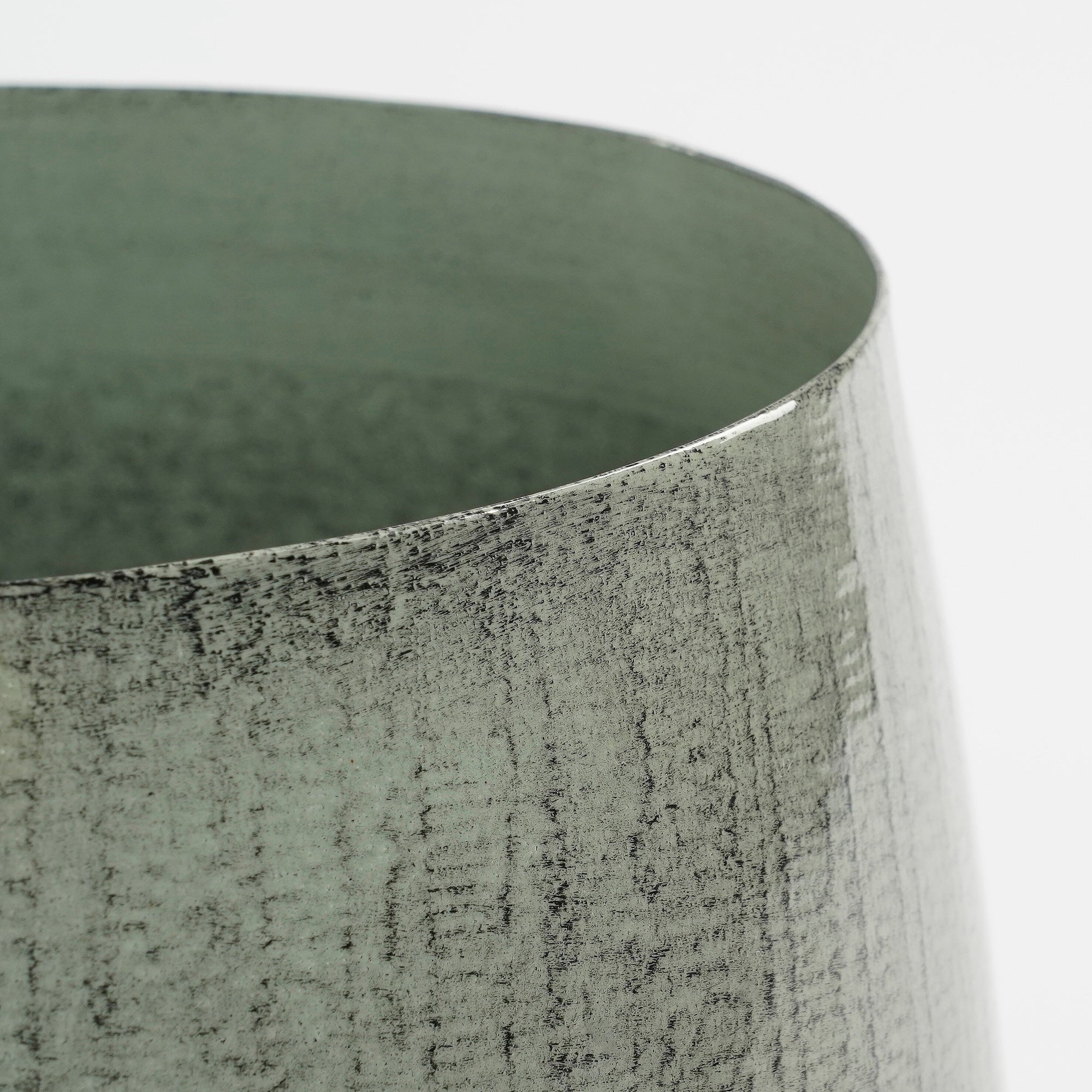 Benson Pot Round L. Grey - H27Xd32Cm
