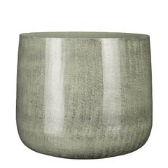 Benson Pot Round L. Grey - H27Xd32Cm
