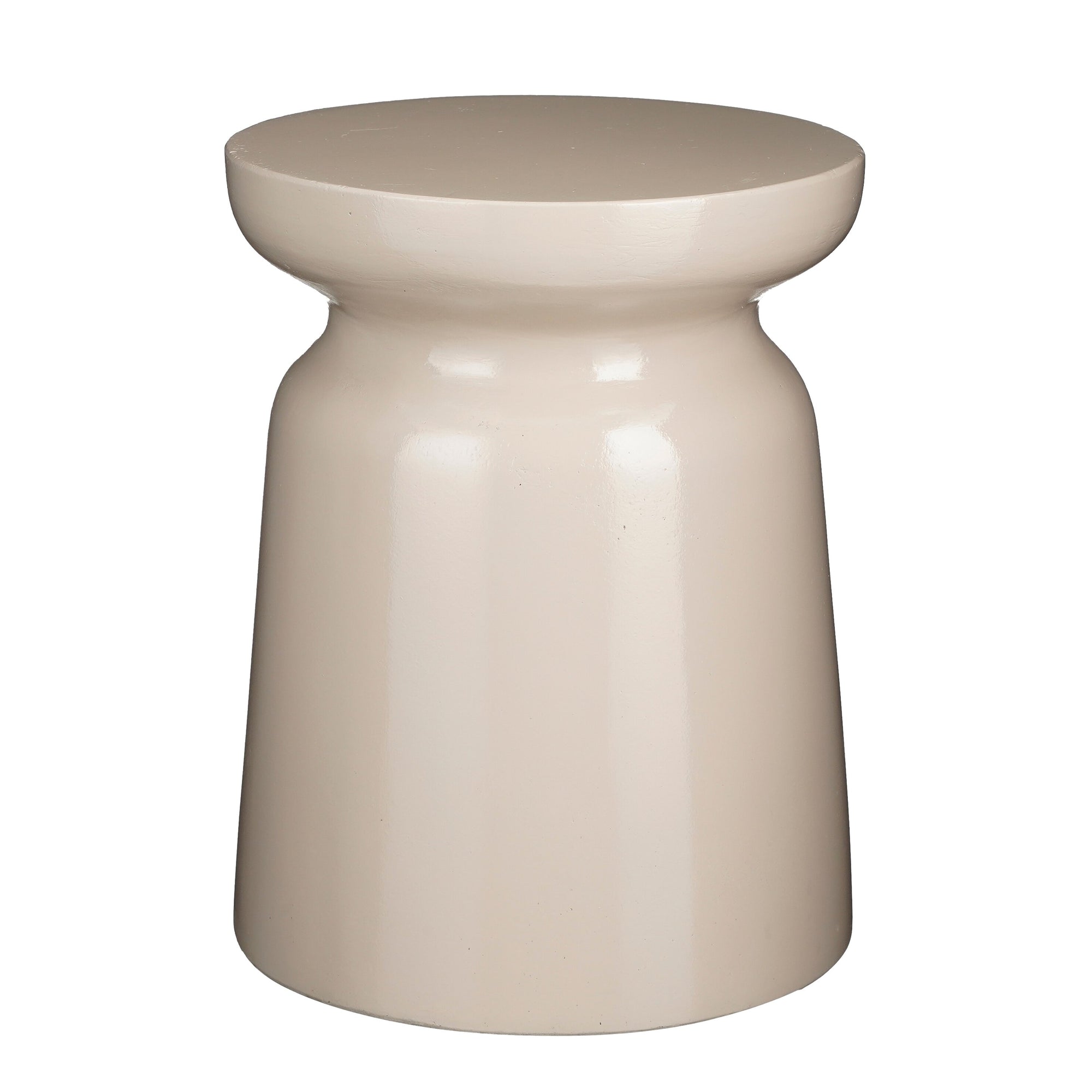 Stage Side Table Beige - H45Xd35Cm