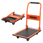 BLACK+DECKER PLATEAUWAGEN STAAL 60X40X80CM DRAAGVERMOGEN 150KG ZWART - Tuincentrum Lopik