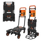 BLACK+DECKER HANDTRUCK FOLDABLE 2IN1 55/120KG - Tuincentrum Lopik