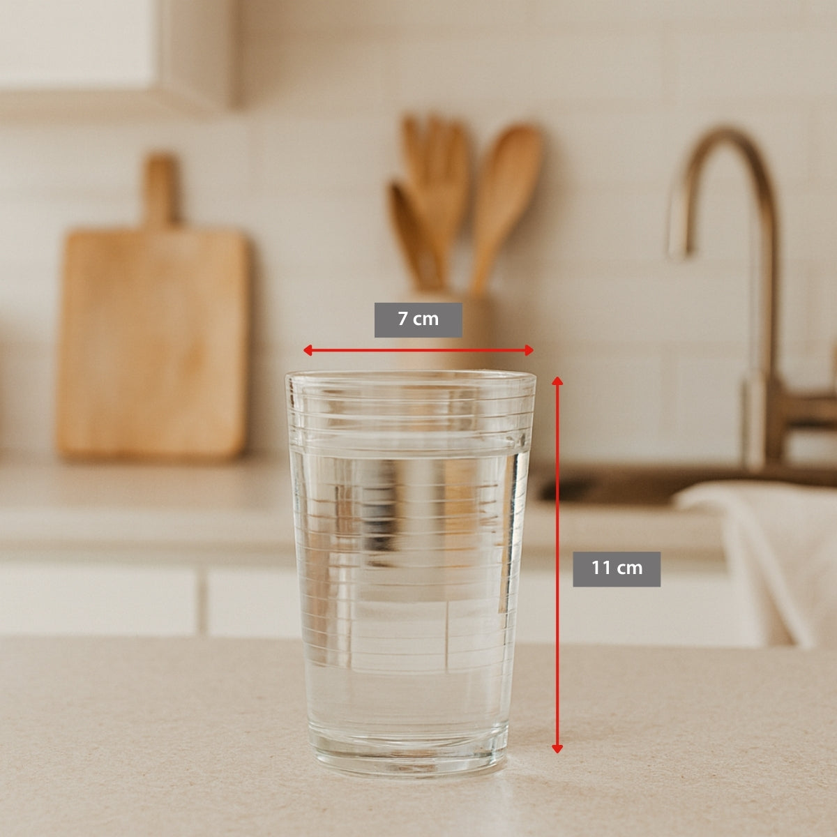 ALPINA DRINKGLAZEN SET TRANSPARANT GLAS 220 ML SET VAN 6 - Tuincentrum Lopik