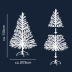 ARTI CASA KUNSTKERSTBOOM 150CM GROEN 850 TAKKEN - Tuincentrum Lopik