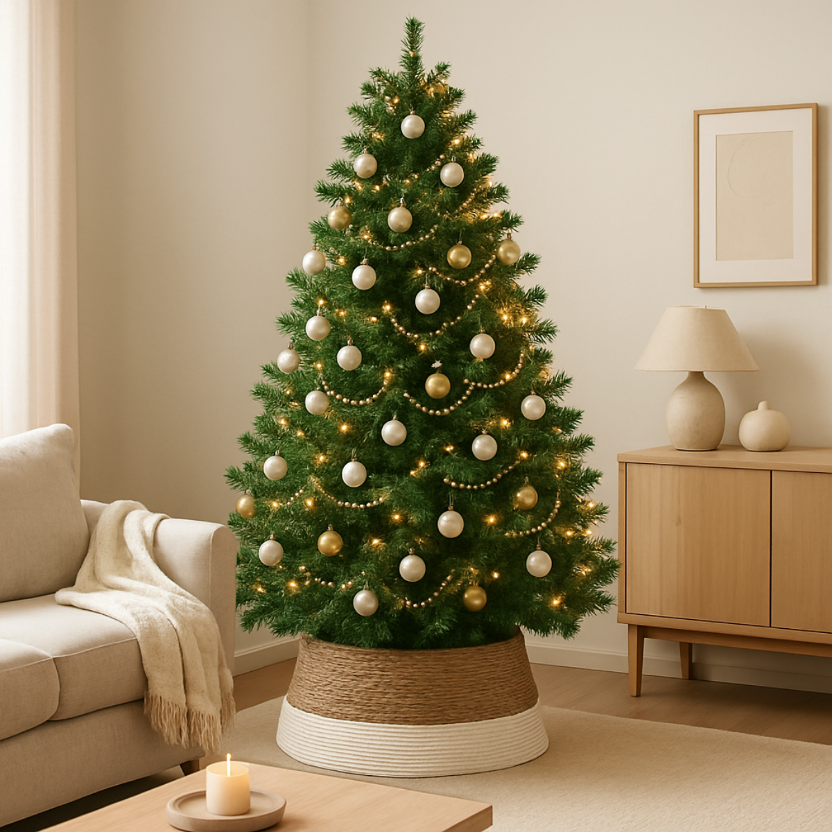 ARTI CASA KUNSTKERSTBOOM 210CM 900 TAKKEN - Tuincentrum Lopik