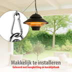 ALPINA HALOGEEN TERRASVERWARMER 1500W - Tuincentrum Lopik