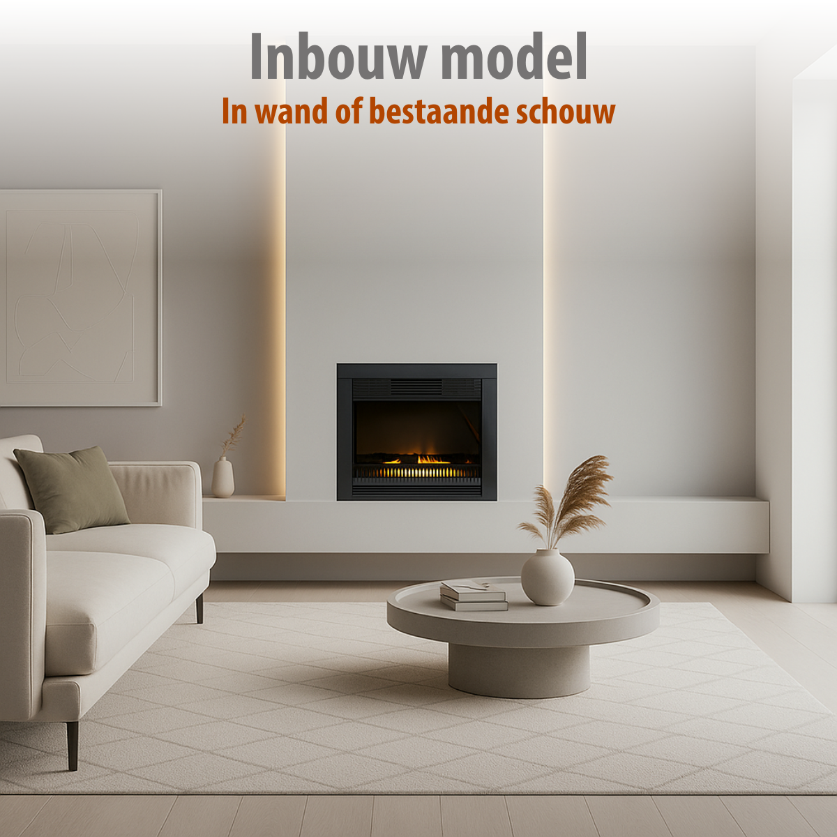 CLASSIC FIRE INBOUW SFEERHAARD CHICAGO LED MET VERWARMING EN VLAMEFFECT - Tuincentrum Lopik