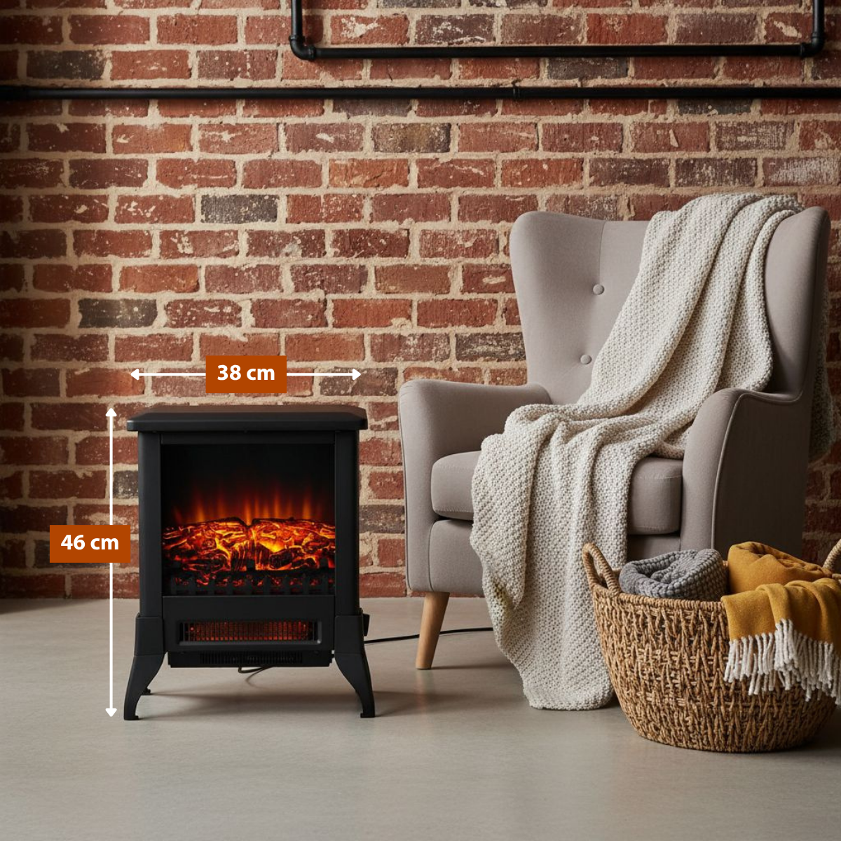 CLASSIC FIRE SFEERHAARD VERONA LED 1800W MET VERWARMING EN VLAMEFFECT - Tuincentrum Lopik