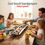 ALPINA TEPPANYAKI GRILLPLAAT XXL 2000W 100X22CM - Tuincentrum Lopik