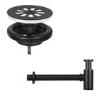 DIFFERNZ FLAT FONTEINSET KERAMIEK KRAAN RECHT MAT ZWART 38X24X7CM - Tuincentrum Lopik