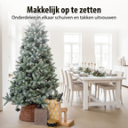 Nagoya X-Mas Tree Green Frosted Tips 2230 - H240Xd138Cm
