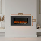 CLASSIC FIRE WANDHAARD VANCOUVER 105,5CM MET VERWARMING - Tuincentrum Lopik