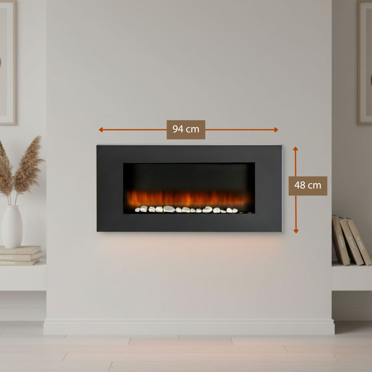 CLASSIC FIRE WANDHAARD VANCOUVER 105,5CM MET VERWARMING - Tuincentrum Lopik