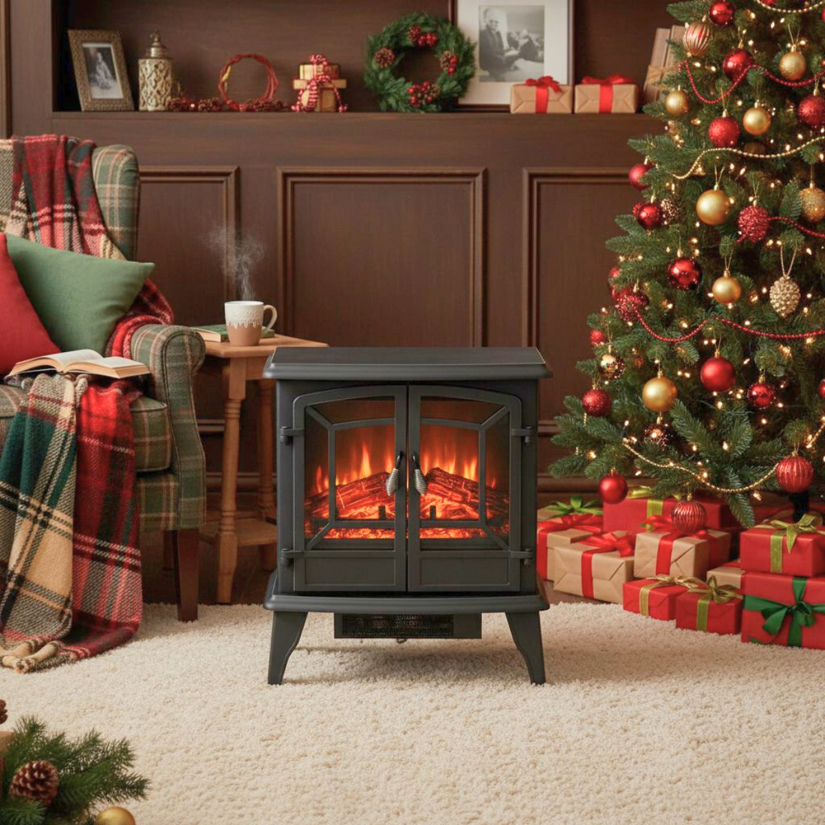 CLASSIC FIRE SFEERHAARD NARVIK LED 1800W MET VERWARMING EN VLAMEFFECT - Tuincentrum Lopik