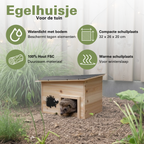 LIFETIME GARDEN EGELHUISJE FSC HOUT - Tuincentrum Lopik