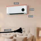 ALPINA PTC WANDKACHEL 1000-2000W MET AFSTANDSBEDIENING - Tuincentrum Lopik