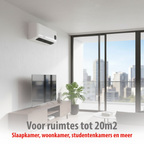 ALPINA PTC WANDKACHEL 1000-2000W MET AFSTANDSBEDIENING - Tuincentrum Lopik