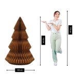Decorative Christmas Tree - H152 X Ø104 Cm - Paper - Fsc Mix - Brown