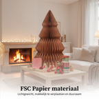 Decorative Christmas Tree - H152 X Ø104 Cm - Paper - Fsc Mix - Brown